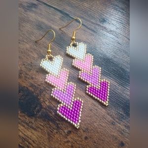Handmade Valentine's Day Earrings
